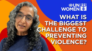 What is the biggest challenge to preventing violence?