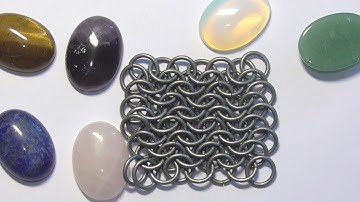 OOPS a.k.a. EUROPEAN 4 IN 1 UNBALANCED CHAINMAILLE WEAVE TUTORIAL