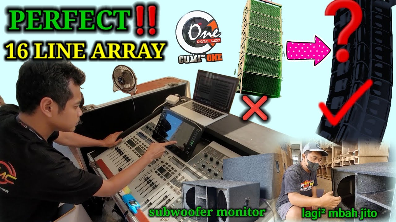 PERFECT‼️CAK DODOT SIAP TEMPUR DENGAN 16 LINE ARRAY CUMI-CUMI AUDIO by ...