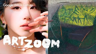 CHAEYOUNG  from TWICE in ART ZOOM    Yoo Youngkuks Mountain| Google Arts & Culture