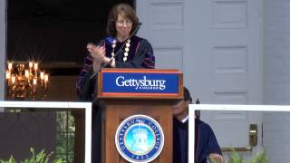 Greetings from President Janet Morgan Riggs '77 - Commencement 2013