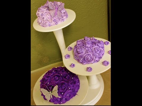 Ombre Flower Cake Tutorial