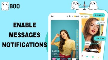 How To Enable Messages Notifications On Boo App | Step By Step