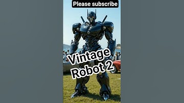 Vintage robot 2 #youtubeshorts #automobile #robot #ai #transformers #transformer #변압기 #máy biến áp