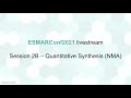 ESMARConf2021 ライブストリーム セッション 2B - 定量的合成 (NMA)