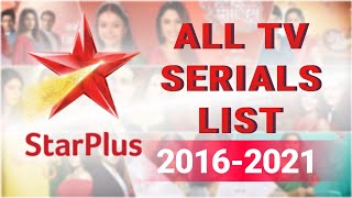 2016 To 2021 All Tv Serials Of Star Plus Part 3 screenshot 2