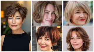 15 Amazing Short and Medium Haircuts in Spring 2026 after 60 years #hairstyle #hair  #shorthaircuts