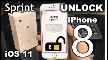 How To Unlock iPhone 8 from Sprint to any carrier