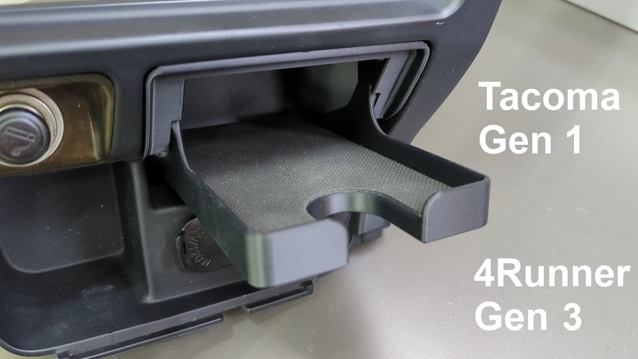 Tacoma Gen 1 4Runner Gen 3 Ashtray Cubby Install