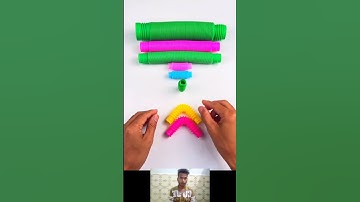 Pop Tube ASMR Relaxing DIY Video 67 | Mini Pop Tube Robot Sounds Video #Pop #Tube #asmr