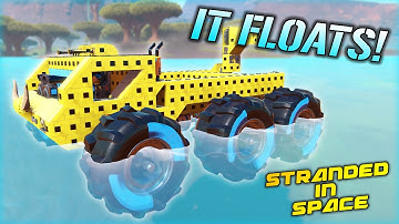 Island Hopping in AMPHIBIOUS Monster Trucks for MORE Salvage! (Trailmakers Stranded in Space Ep. 5)