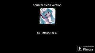 sprinter clean version
