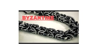 “Handmade Byzantine Silver Bracelet — Intricate Weave”