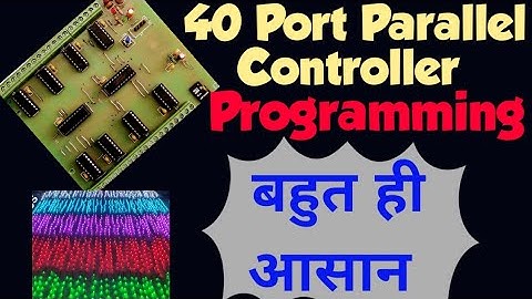 40 PORT WiFi PROGRAMMING|| Led Build|| 7415463658 || Pixel led Parallel Controller.