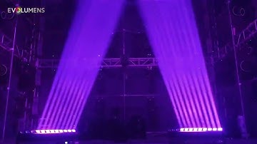 12*40w pixel zoom strobe bar moving head light