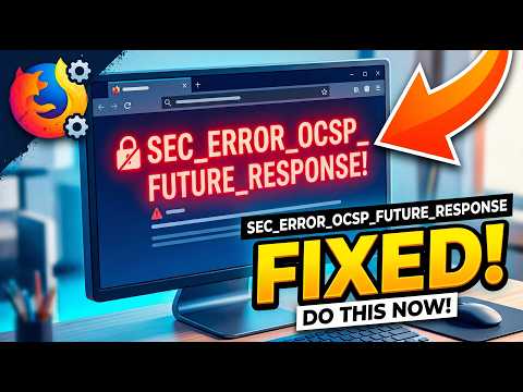 How to Fix Firefox SEC Error OCSP Future Response