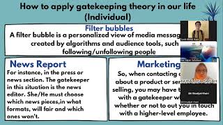 GATEKEEPING THEORY from KSDB (Theory, New Media Communication) UniMAP