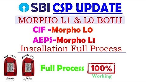 CIF setting SBI  l L1 and L0 setting l Full Process 