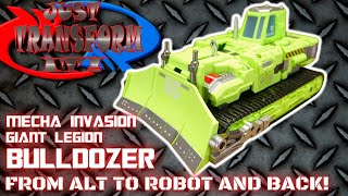 JUST TRANSFORM IT!: Mecha Invasion Giant Legion Bulldozer (Bonecrusher)