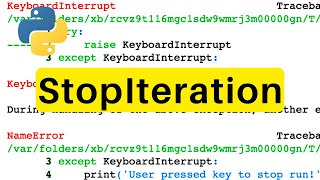 StopIteration | Python | Tutorial