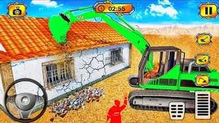 JCB Game 3D Road Construction | Heavy Excavator Simulator Gameplay screenshot 2