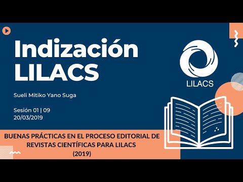 (01|09) INDIZACIÓN LILACS - Buenas Prácticas Proceso Editorial LILACS 2019