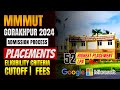 MMMUT Gorakhpur Admission process 2024 | MMMU Gorakhpur Expected Cut off 2024 |   Campus Feedback 😳