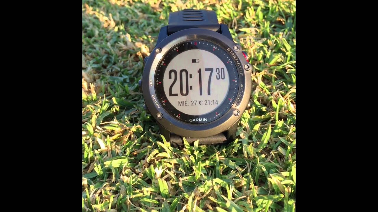 Garmin FENIX 3 Pantalla correa y botones 