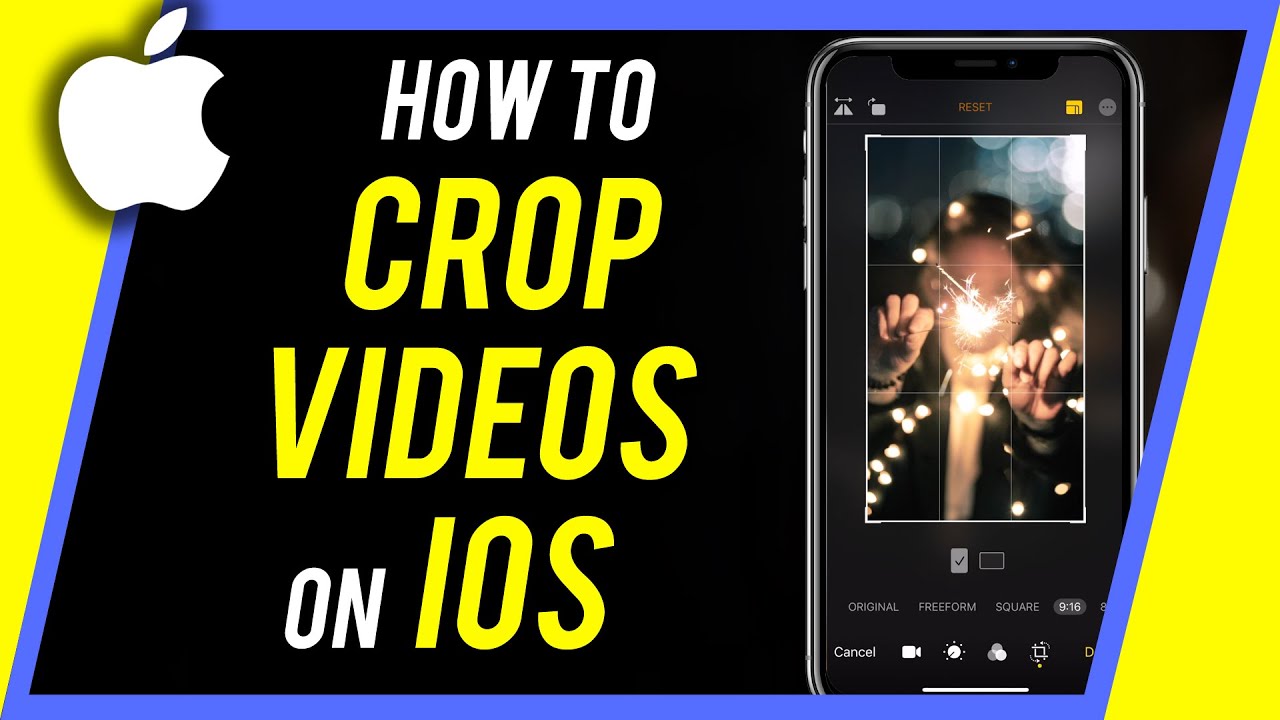 How to Crop Videos on iPhone (Resize Any Video) YouTube