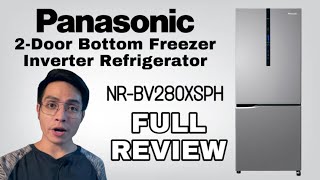 PANASONIC INVERTER REFRIGERATOR BOTTOM FREEZER NRBV280XSPH FULL REVIEW