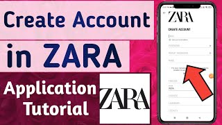 How to Create Account in Zara App screenshot 1