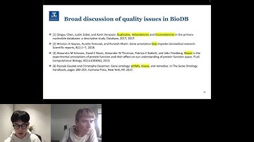 Exploring Automatic Inconsistency Detection for Literature... - Jiyu Chen - ISCBacademy Webinar