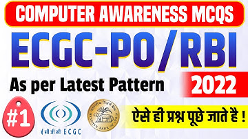 Computer Awareness For  ECGC PO / RBI Assistant Mains 2022 | Computer Knowledge Questions | Top MCQs