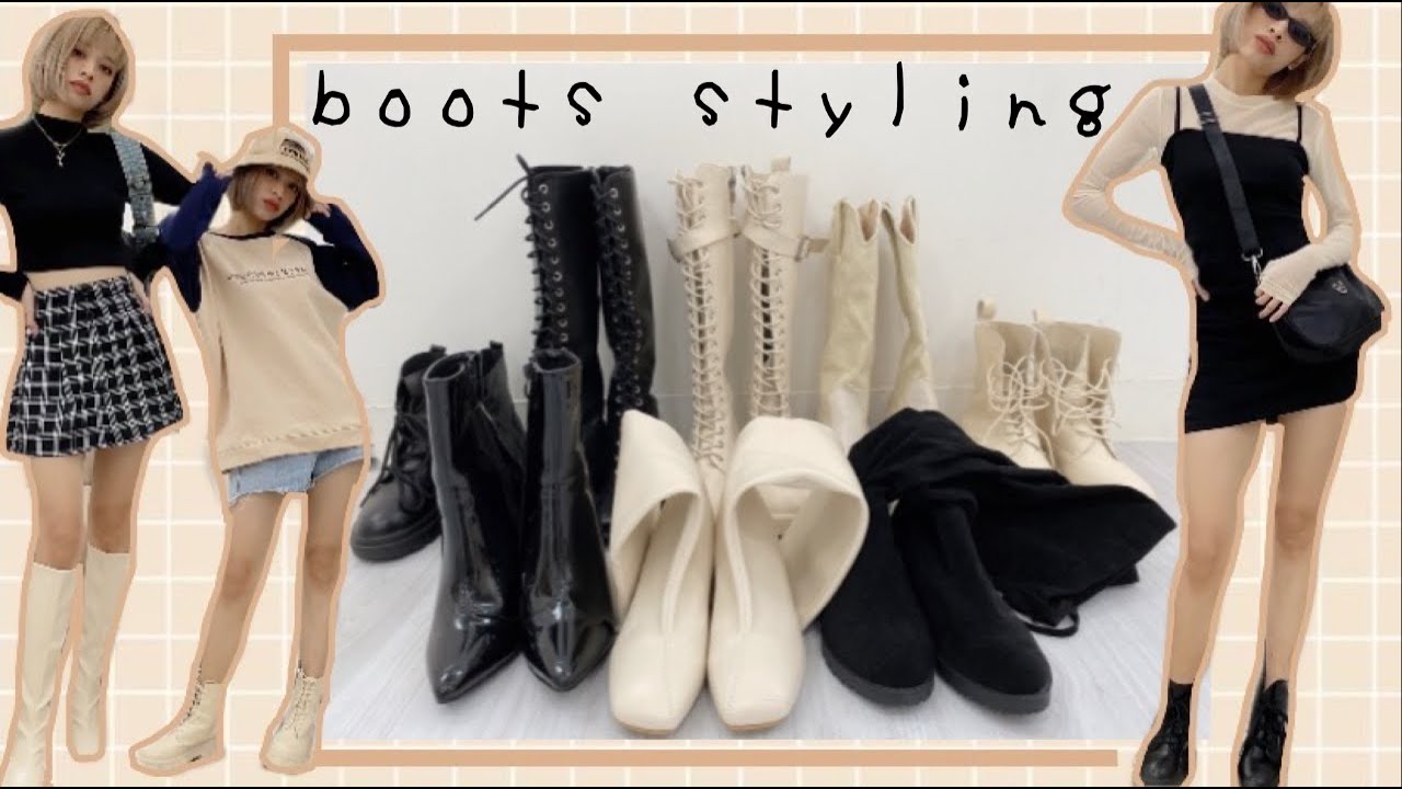 mua boot nữ hà nội 2022 PHỐI ĐỒ CHẤT HƠN VỚI BOOTS // Hà có bao nhiêu đôi boots ?!? Beauty by Ha