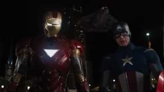 Iron Man's Entrance - The Avengers (Iron Man meets Captain America)