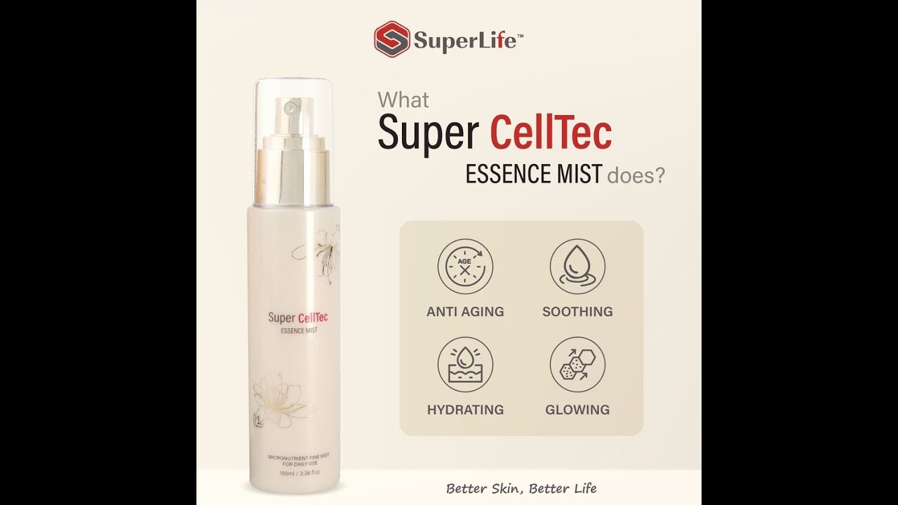 Revitalize Your Skin with SuperLife CellTec Mist Essence YouTube