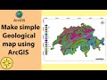 Create a geological map using arcgis