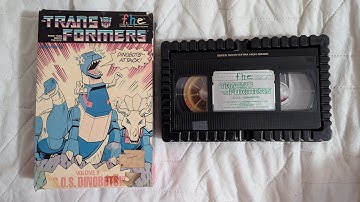 [FULL VHS TAPE] The Transformers Volume 3- S.O.S. Dinobots 1985 Family Home Entertainment