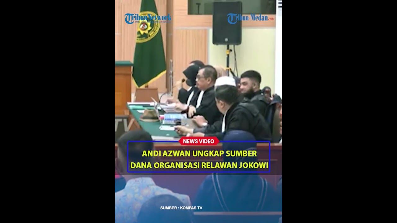LANTANG! ANDI AZWAN Ungkap Sumber Dana Organisasi Relawan Jokowi di Sidang Dokter Tifa!