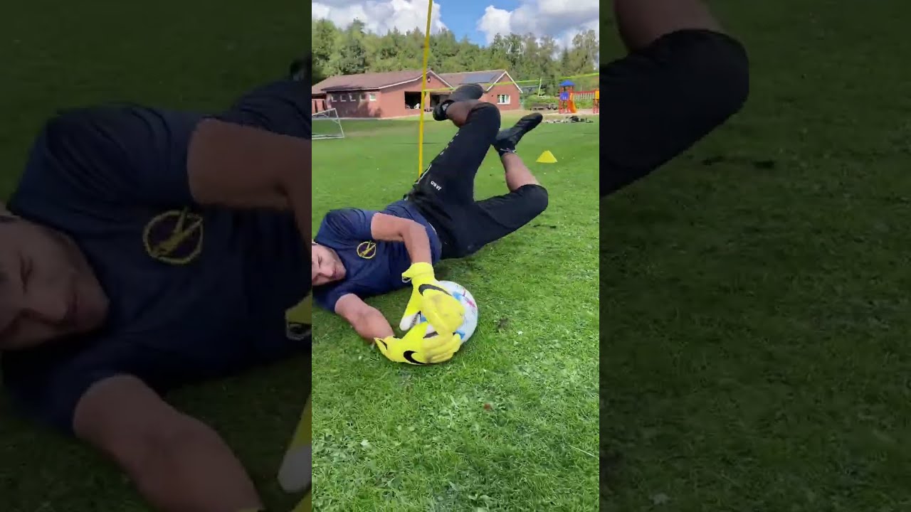 Goalkeeper Training How To Dive shorts YouTube
