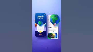Explorer Space App UI UX design| #shorts #design #uidesign #uxdesign #space #spaceexploration