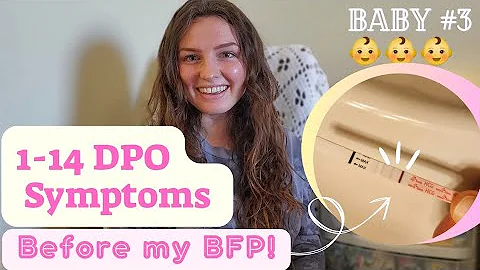 How I knew I was pregnant before my bfp | TWW | 1-14 DPO symptoms