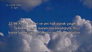 45  CASİYE SURESİ