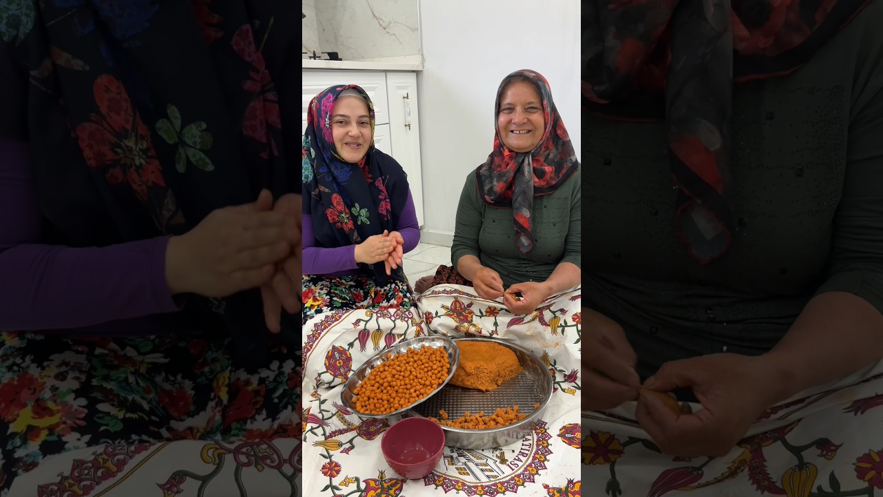 Gelinimin evinde bugün birlikte topalak yemeği pişiriyoruz. #yemektarifleri #keşfet #tarif