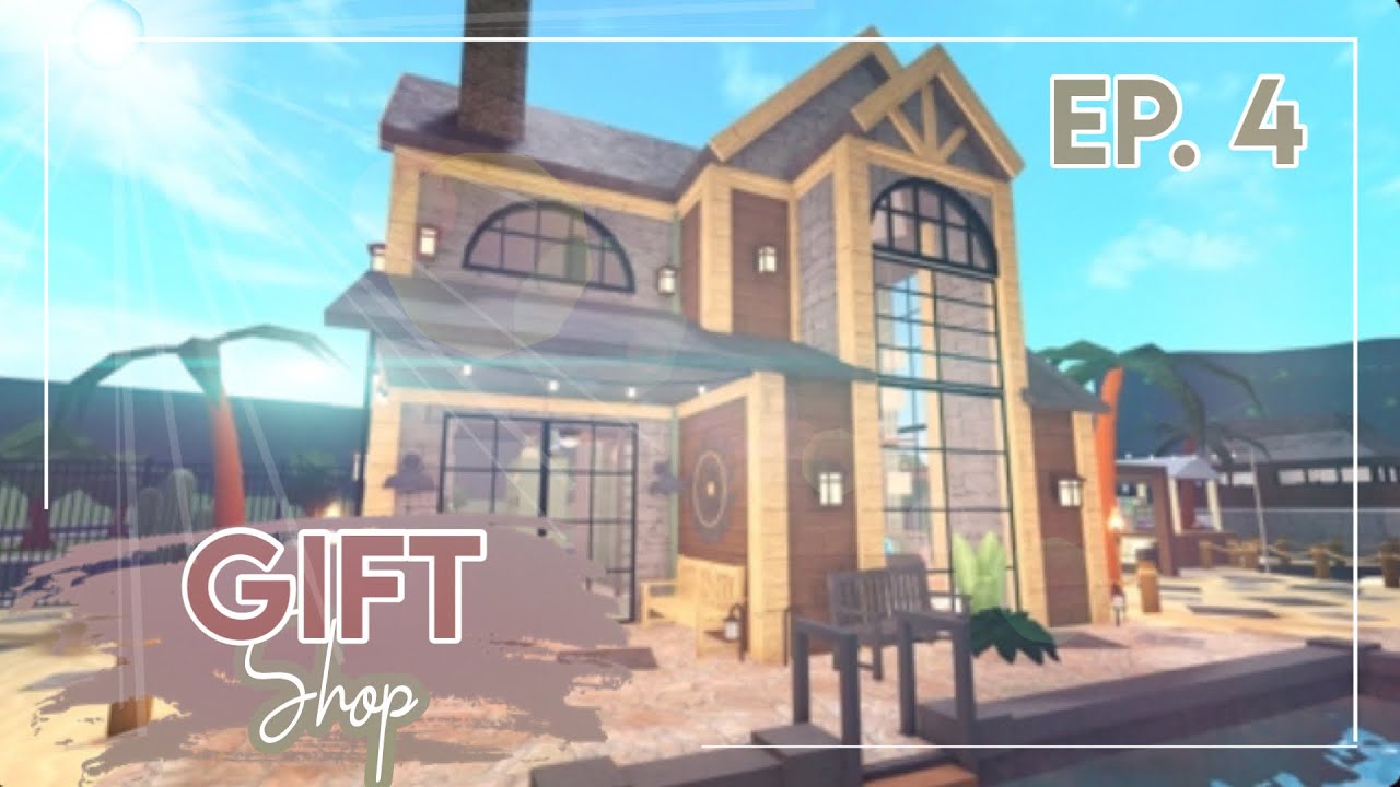 Gift Shop & Patios Waterpark Ep. 4 to Bloxburg YouTube