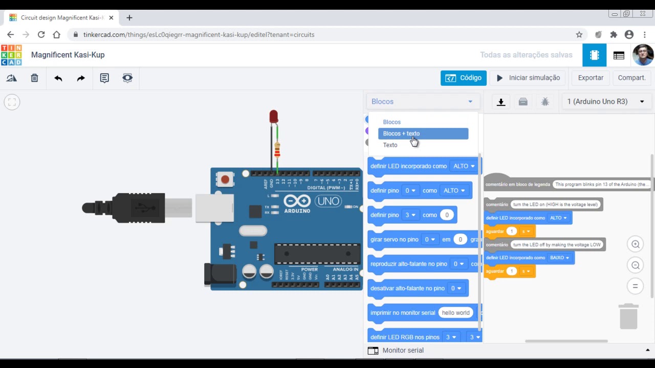 Utilizando o simulador - Circuito 1 - YouTube