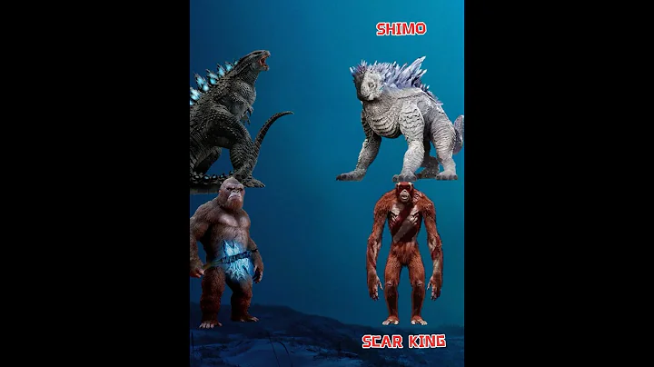 Godzilla & Kong VS Shimo & Skar King, King Ghidorah, Muto (Monsterverse) #godzilla
