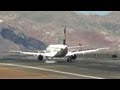 Maximum brakes ON || A321 Lufthansa landing at Madeira