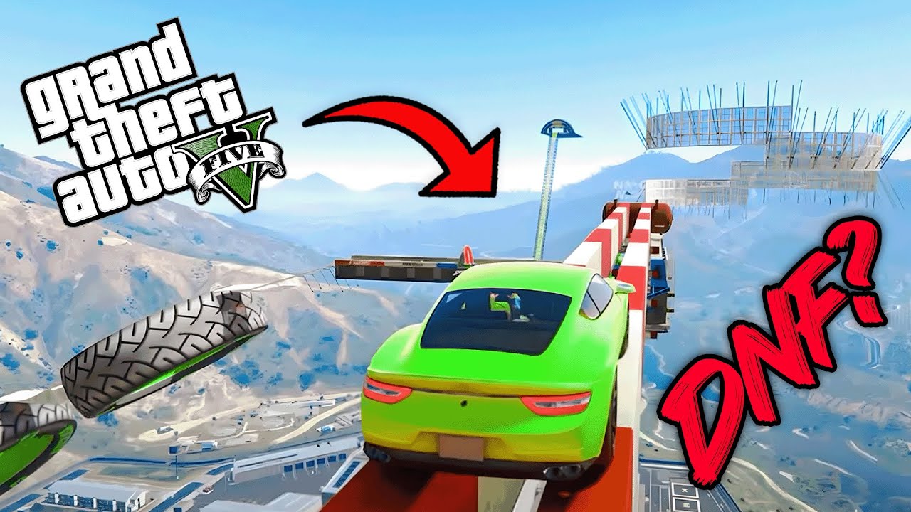 Gta 5 Fast Rope Tight Rope uh Wall Ride AHH | GTA V Stunt Race | Darkside Gaming |#dsg ...