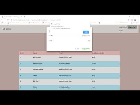 Basic Banking System  Project  |Webdevelopement| #TSF